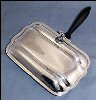 Vintage BRISTOL SILVER Silverplate Silent Butler / Crumb Tray A2369
