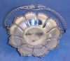 Antique FORBES SILVER Quadruple Silverplate Cake Basket / Bride's Basket #216 A2372