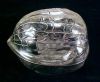 Antique Victorian Silver Plate FIGURAL NUT (Walnut) Covered Bowl Gold Interior F. B. ROGERS SILVER