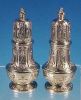 Vintage CORBELL SILVER CO. Ornate Salt & Pepper Shakers Set A2451