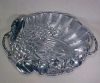 Vintage GORHAM 1831 Thanksgiving Turkey Platter Tray Cast Aluminum 24" x 16" A2486