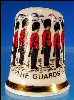 English Fine Bone China THIMBLE Buckingham Palace "The Guards" Made in England A2525