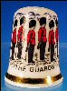 English Fine Bone China THIMBLE Buckingham Palace "The Guards" Made in England A2525