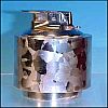 Vintage 1960s RONSON Silver Tone Varaflame Luralite Table Lighter