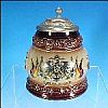 Vintage ORIGINAL KING Oktoberfest Deutschland Lidded German BEER STEIN