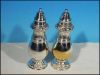 Vintage Silver Plate Salt & Pepper Shaker Set F. B. ROGERS