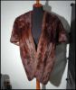 Vintage 1940's Women's Genuine Mahogany MINK Fur Stole / Cape / Caplet / Wrap