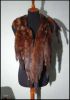 Vintage 1920's Women's Genuine 6 Full Pelt  Annis Furs MINK FUR Fur Stole / Cape / Caplet or Wrap