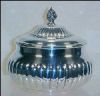 Vintage SHERIDAN Silverplate Covered Sugar Bowl SDN1