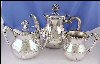 Antique WALTHAM Jewelers Co. Quadruple Silver Tea Set #183