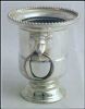 International Silver Silverplate Miniature Grecian Cigarette Urn Toothpick Holder Candle Stick Holder