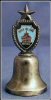 Miniature ROCK ISLAND ARSENAL Souvenir Steel Bell - Moline, Illinois A683