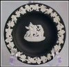 Wedgwood Jasperware BLACK Pin Dish Tray