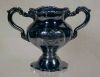 Victorian EUREKA SILVER PLATE Quadruple Silverplate Footed Sugar Bowl Anodized Finish A844