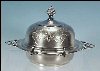 Antique VAN BERGH Quadruple Silverplate Silver Butter Dish - Satin Finish A865