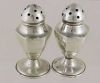 Sterling Silver Salt & Pepper Shakers Individual Size