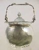 EMPIRE SILVER Quadruple Silverplate Cracker "Crackers" Jar 