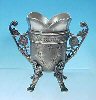 Antique PAIRPOINT SILVER Quadruple Silverplate Footed Spooner Silver Plate A942