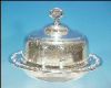 SHERIDAN Silverplate Covered Butter Dish