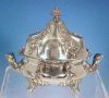 Ornate FORBES Quadruple Silverplate Covered Butter Dish - Art Nouveau A999