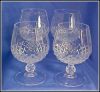 Crystal Stemware Brandy Sniffer Glass Glasses - Set of 4
