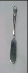 ROGERS & BRO. Silverplate Butter Knife GARLAND / RAPTURE Flatware (c. 1937)