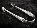 Vintage E. & J. Bass Silver Plate Sugar Tongs