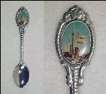 Silver Plate Souvenir Collectible Demitasse Spoon CN Tower, Toronto, Ontario, Canada