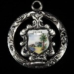 Vintage Silver PENDANT Souvenir ARUBA