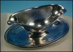 Vintage Silverplate CASTLETON Gravy Boat / Sauceboat INTERNATIONAL SILVER #683