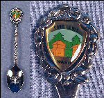 Vintage FORT LEWIS, WASHINGTON Collectible Souvenir Spoon JAPAN