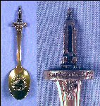 Vintage Figural EMPIRE STATE BUILDING Collectible Souvenir Spoon