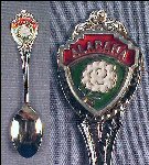 Vintage Enamel Collectible Souvenir State Spoon ALABAMA