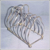 Vintage Victorian Silver SHEFFIELD Silverplate Toast Rack