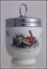 ROYAL WORCHESTER Porcelain Egg Coddle Coddler - BIRDS (c. 1951)